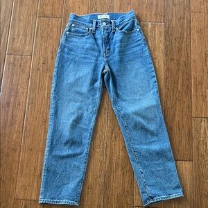 Madewell The Perfect Vintage Straight Denim Jeans